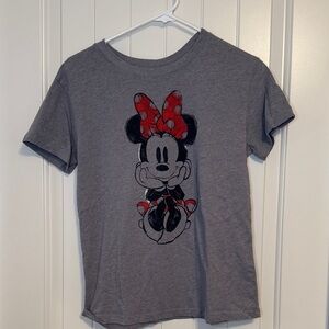 Women’s Gray Disney Minnie Mouse Shirt Size M